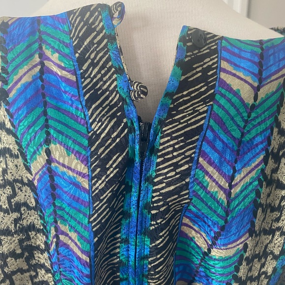 Vintage 80’s two-piece blouse and skirt - Picture 8 of 15